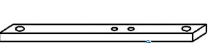 KU80870     Drawbar---Replaces 3A011-89120